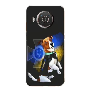 Чехлы с картинкой собаки Патрон для Nokia X10 (AlphaPrint) (Патрон собачка)