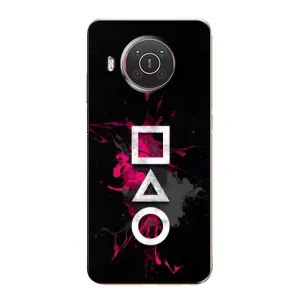 Чохол Гра в кальмара для Nokia X10 (Символи Гра кальмара)