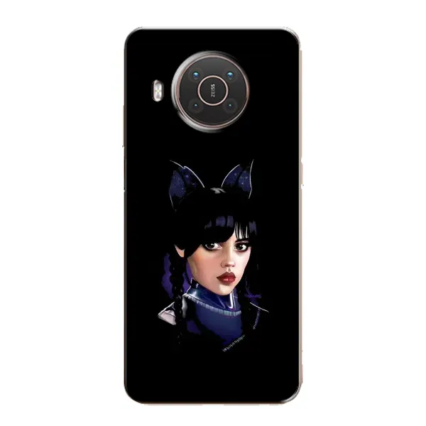Чохол з принтом «серйозна Венздей» для Nokia X10 Чохол з принтом «серйозна Венздей» для Nokia X10