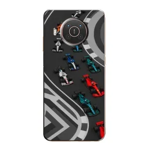 Чехол с принтом «Трасса Ф1» для Nokia X10