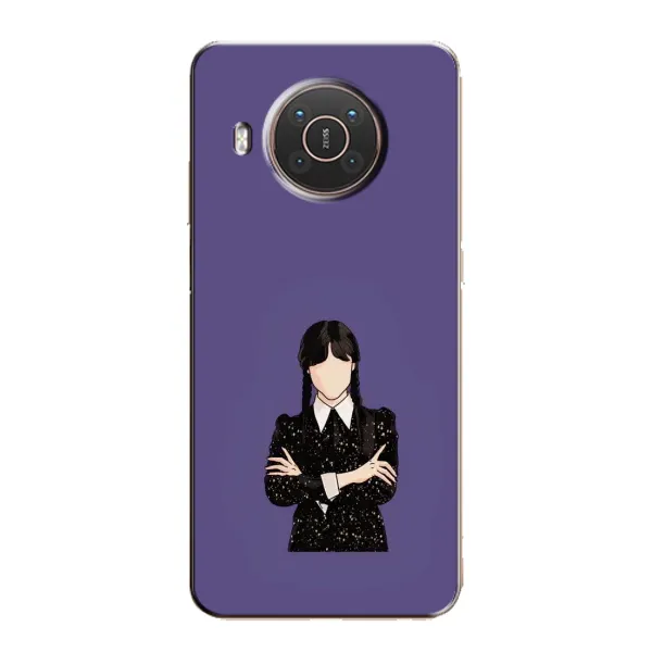 Чохол з принтом «Венздей у чорному» для Nokia X10 Чохол з принтом «Венздей у чорному» для Nokia X10