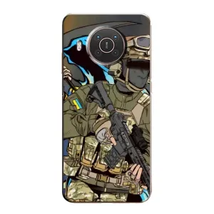 Чехлы с картинкой ЗСУ для Nokia X10 (AlphaPrint)