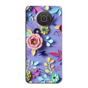 Чохли з квітами для Nokia X20 (VPrint) (Дизайн квітів)