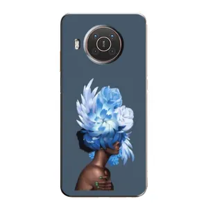 Чехлы (ART) Цветы на Nokia X20 (VPrint) (Квіти на голові)
