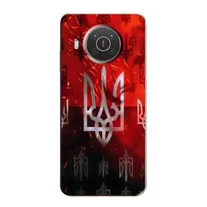 Украинские Чехлы для Nokia X20 с картинкой УПА (AlphaPrint) (ГЕРБ УПА)