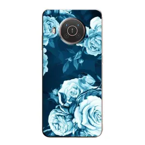 Чехлы (ART) Цветы на Nokia X20 (VPrint) (Блактині бутони)