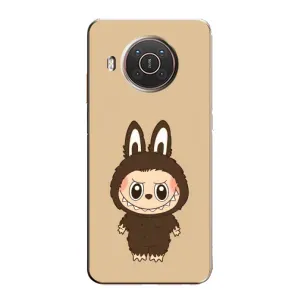 Чохол з Лабубу на Nokia X20 (Bored Ape в червоному)