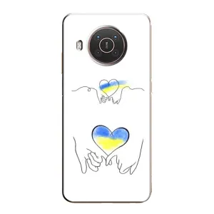 Чохол для Патріота України Nokia X20 - (AlphaPrint) (Мир Україні)