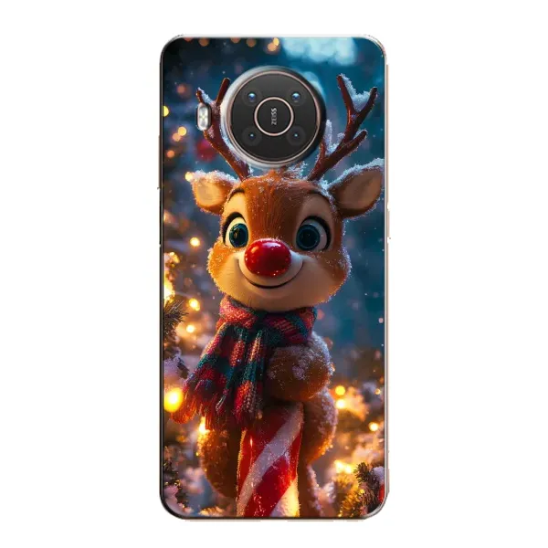 Чохол з принтом «Олень з шарфом» для Nokia X20