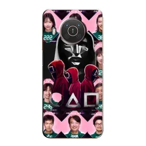 Чохол Гра в кальмара для Nokia X20 (Учасники Гра кальмара)