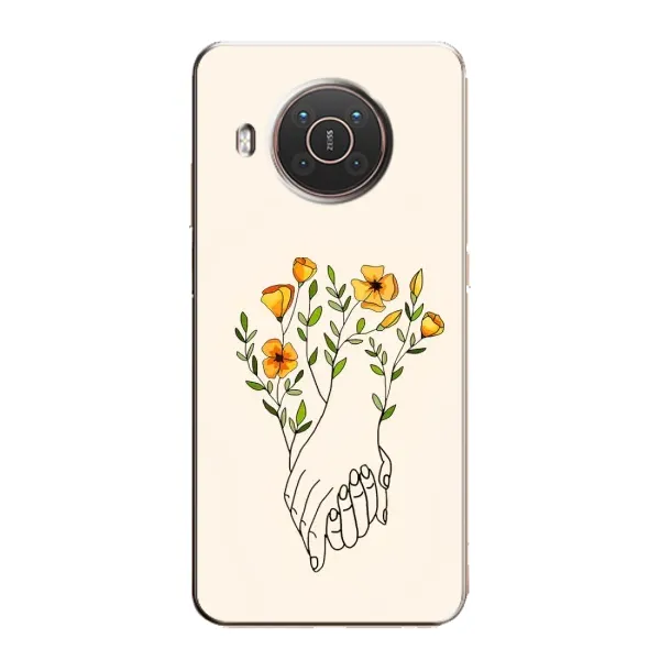 Чохол з принтом «Руки любві» для Nokia X20 Чохол з принтом «Руки любві» для Nokia X20
