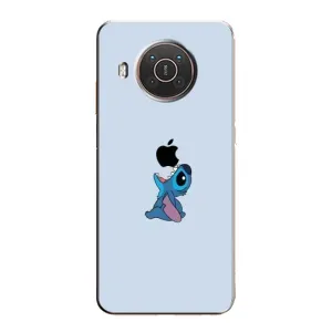 Чохол з принтом Стіч на Nokia X20 (Stitch apple)