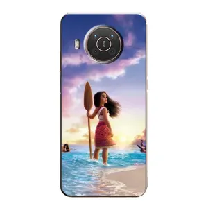 Чохол з мультфільмом Ваяна Nokia X20 (Моана з веслом)