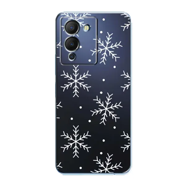 Чехол с принтом «Белые снежинки» для Infinix Note 12 (G96) Чехол с принтом «Белые снежинки» для Infinix Note 12 (G96)