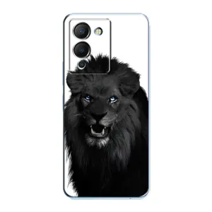 Чохли з картинкою животних Infinix Note 12 (G96) (Чорний ЛЕВ)