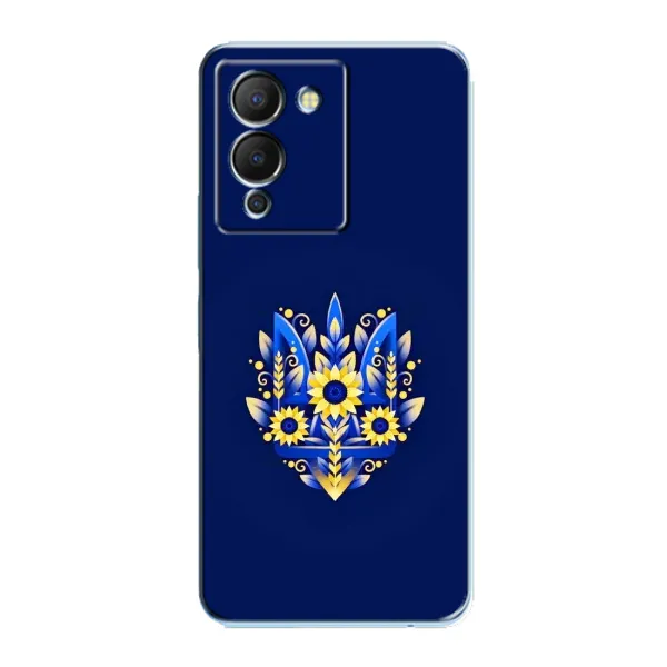 Чохол з принтом «Квітковий Герб» для Infinix Note 12 (G96)