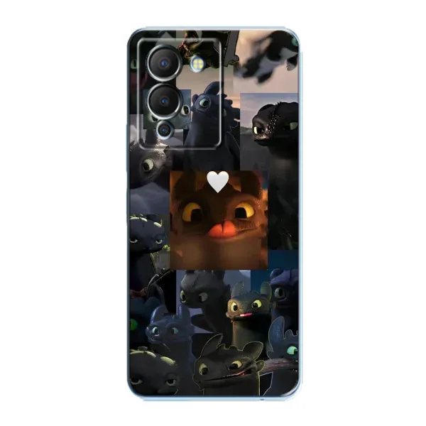 Чохол з принтом «Дракон колаж» для Infinix Note 12 (G96) Чохол з принтом «Дракон колаж» для Infinix Note 12 (G96)