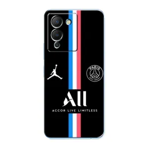 Чохли PSG для Infinix Note 12 (G96) (AlphaPrint) (футболка ПСЖ)