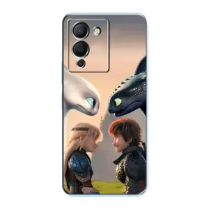 Чохол як приборкати дракона на Infinix Note 12 (G96) (Гикавка і Астрід)