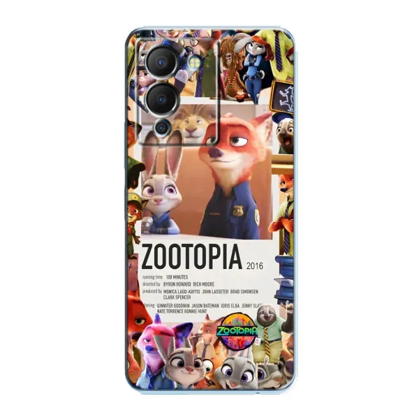 Чохол з принтом «Постер Зоотрополіс» для Infinix Note 12 (G96) Чохол з принтом «Постер Зоотрополіс» для Infinix Note 12 (G96)