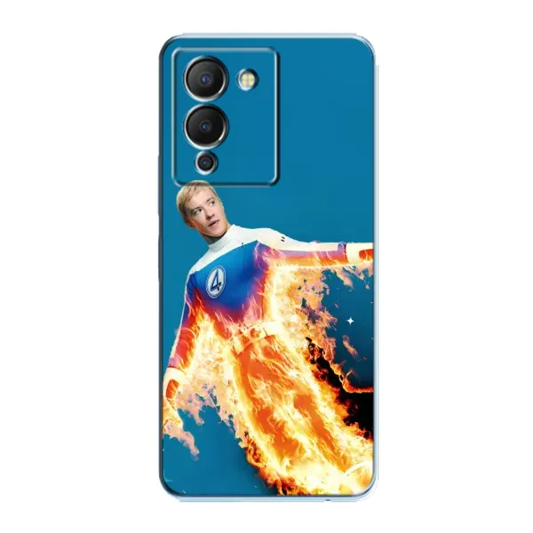 Чохол з принтом «Людина-факел у вогні» для Infinix Note 12 (G96) Чохол з принтом «Людина-факел у вогні» для Infinix Note 12 (G96)