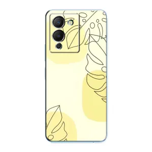 Силконовий чохол з принтом в квітах на Infinix Note 12 (G96)
