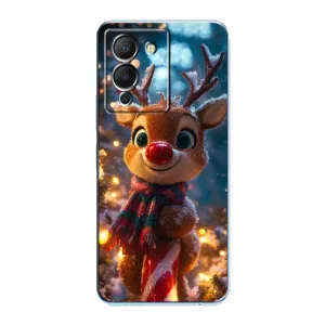 Чехол с принтом «Олень с шарфом» для Infinix Note 12 (G96)