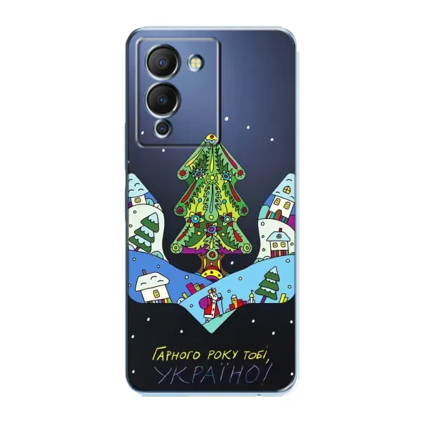 Чехол с принтом «Рождественский герб» для Infinix Note 12 (G96) Чехол с принтом «Рождественский герб» для Infinix Note 12 (G96)