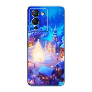 Різдвяні Чохли для Infinix Note 12 (G96) (VPrint) (Різдвяне місто)