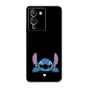 Чохол з принтом Стіч на Infinix Note 12 (G96) (Стіч на чорному)