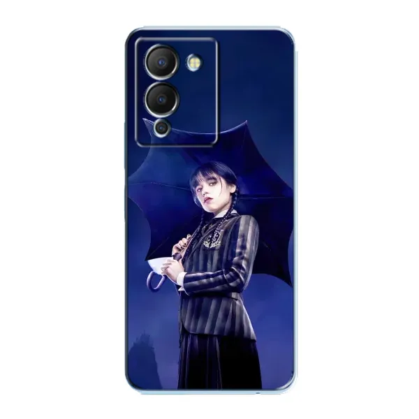 Чохол з принтом «Венздей з парасолькою» для Infinix Note 12 (G96)