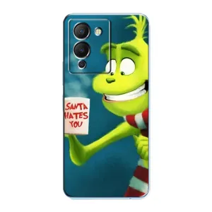 Різдвяні Чохли для Infinix Note 12 (G96) (VPrint) (Зелений Грінч)
