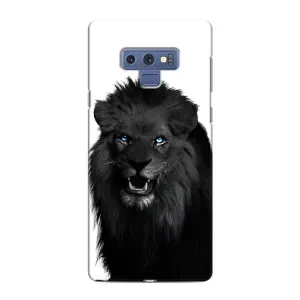 Чехлы с картинками животных Samsung Galaxy Note 9 (Черный ЛЕВ)
