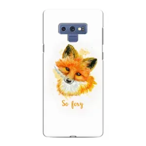 Чехлы с картинкой Лисички для Samsung Galaxy Note 9 (VPrint) (Девочка Лиса)