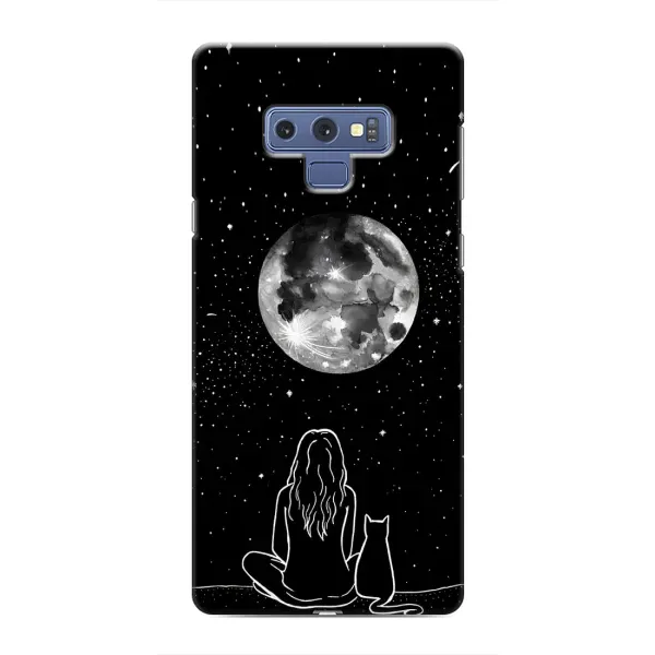 Чехол с принтом «Девушка с котом» для Samsung Galaxy Note 9 Чехол с принтом «Девушка с котом» для Samsung Galaxy Note 9