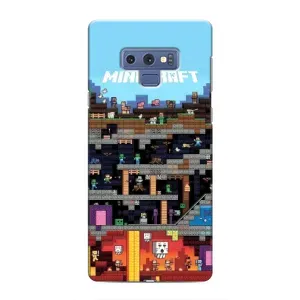 Чехол Майнкрафт на Samsung Galaxy Note 9 (AlphaPrint) Minecraft (фон Minecraft)