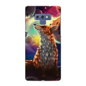 Чехлы с картинкой Лисички для Samsung Galaxy Note 9 (VPrint) (Лисица в космосе)