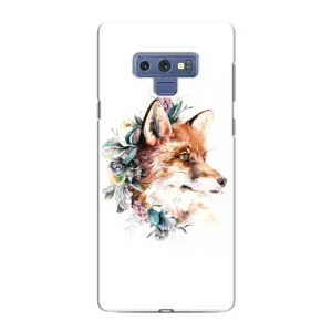 Чехлы с картинкой Лисички для Samsung Galaxy Note 9 (VPrint) (Лисичка в цветочках)