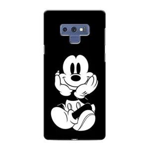 Эксклюзивный чехол для Samsung Galaxy Note 9 (AlphaPrint - Мультяшные) (Микки на черном)