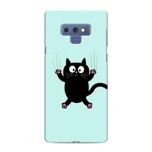 Чехол с принтом для Samsung Galaxy Note 9 (AlphaPrint) Модные коты (Падающий кот)