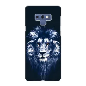 Чехол со Львом для Samsung Galaxy Note 9 (VPrint) (Синий Лев)