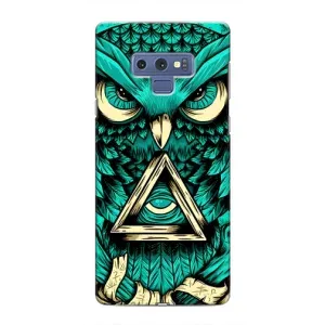 Чехол с птицами на Samsung Galaxy Note 9 (VPrint) (Сова с глазом)