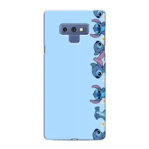 Чехол с принтом Стич на Samsung Galaxy Note 9 (Стич фон)