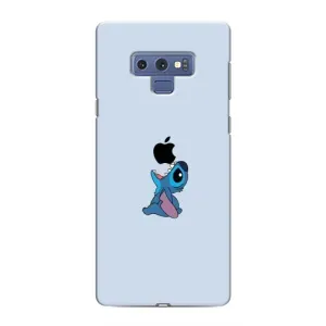 Чехол с принтом Стич на Samsung Galaxy Note 9 (Stitch apple)