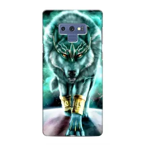 Защитные чехлы для Самсунг Галакси Ноут 9 (AlphaPrint) (ХИТ продаж) ВОЛК (Яркий волк)