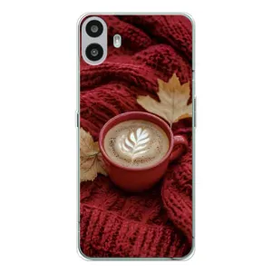 Чехол с принтом «Кофе на пледе» для Nothing CMF Phone 1