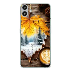 Чехол с принтом «Осенне-зимний кофе» для Nothing CMF Phone 1