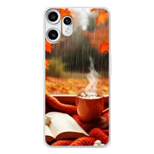 Чехол с принтом «Кофе и дождь» для Nothing CMF Phone 2 Pro