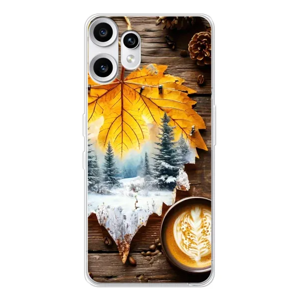 Чехол с принтом «Осенне-зимний кофе» для Nothing CMF Phone 2 Pro