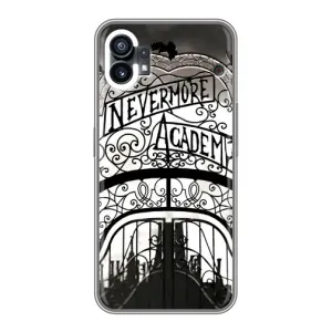 Чохол з дизайном Венздей 2 на Nothing Phone 1 (Ворота Академії Невермор)